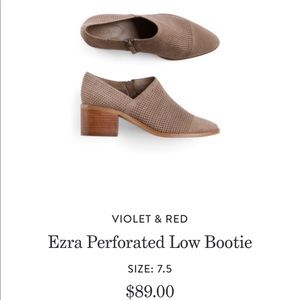 Violet & Red Booties